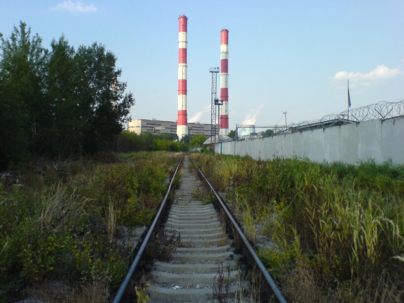 Вид со станции в сторону ТЭЦ–23